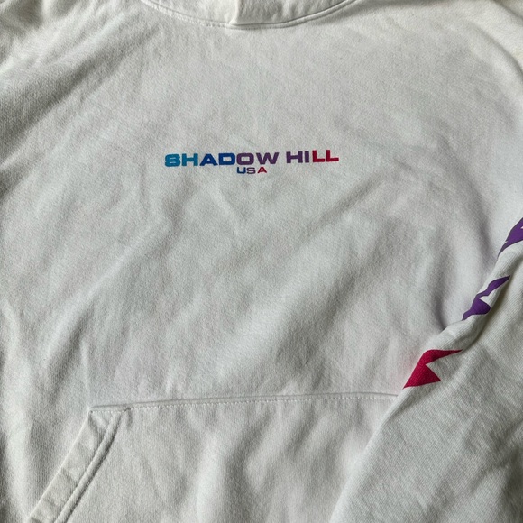 SHADOW HILL WHITE LIGHTNING BOLT HOODIE - Picture 3 of 5